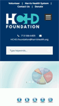 Mobile Screenshot of hchdfoundation.org